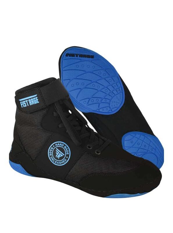FISTRAGE Wrestling Shoes Fighting Sports Master Training Mesh and Rubber Sole Unisex Pro Men's and Youth Genuine Boot Light Weight | Combat Footwear for Adults
