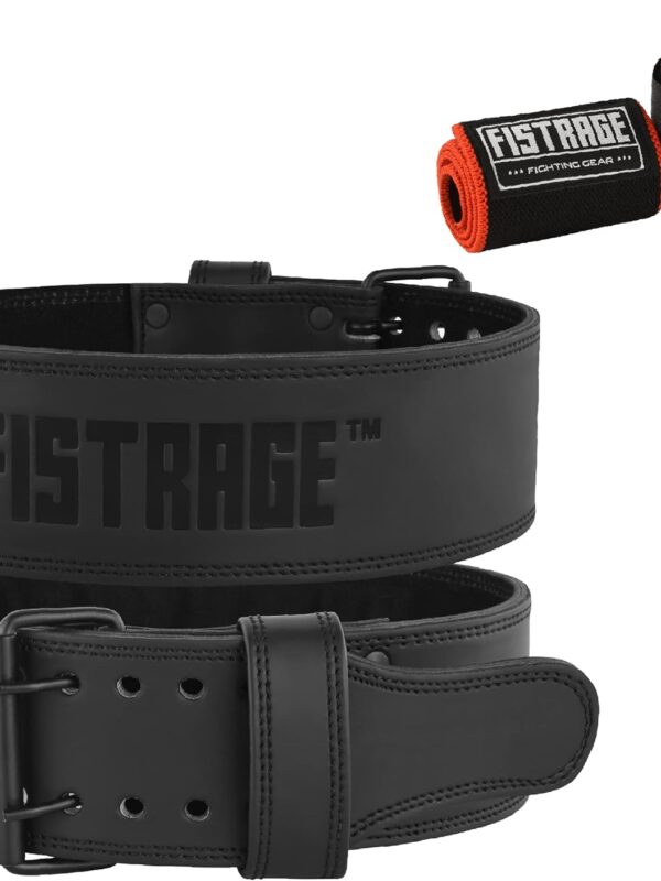 FISTRAGE Power Weight Lifting Belt Gym Back Support for Men & Women Training Fitness Exercise for Tough Workouts | Power Lifters | Supports Lumber Lower Back